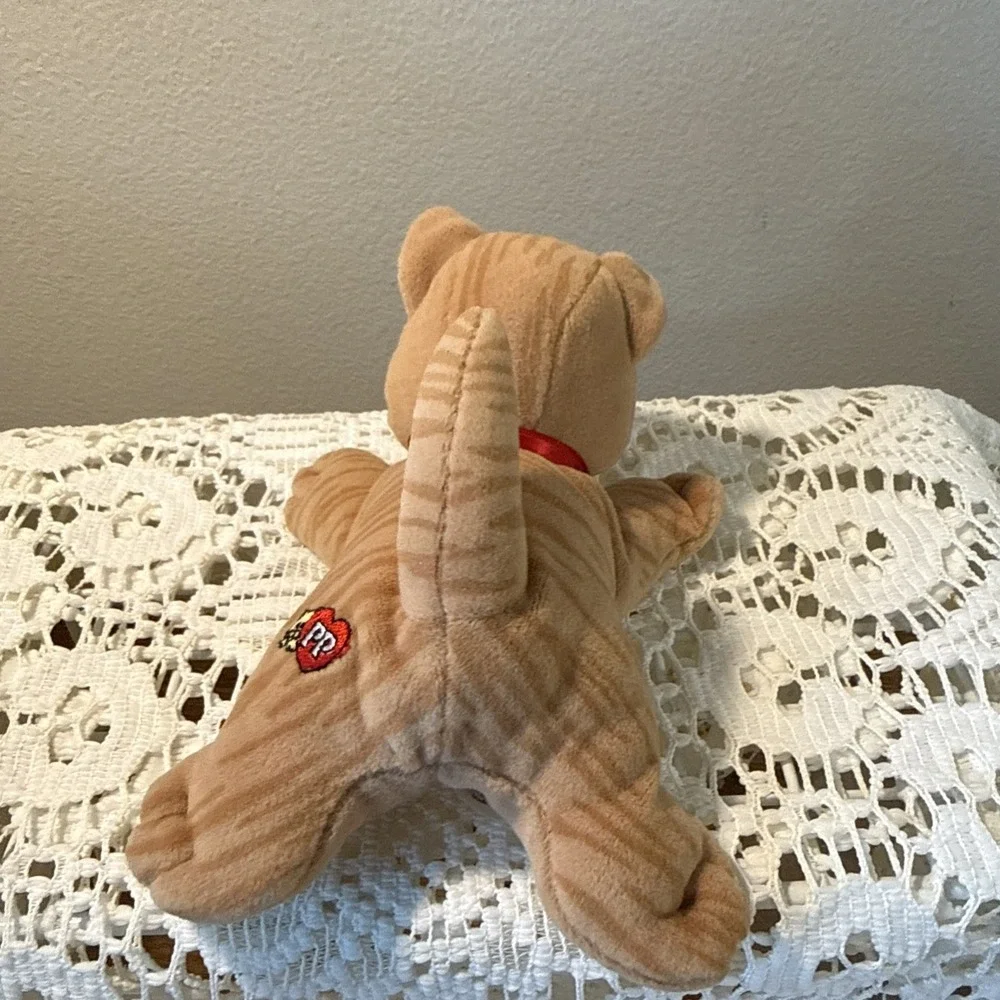 VINTAGE Tonka Pound Purries ORANGE TABBY CAT KITTEN Plush STUFFED ANIMAL Toy